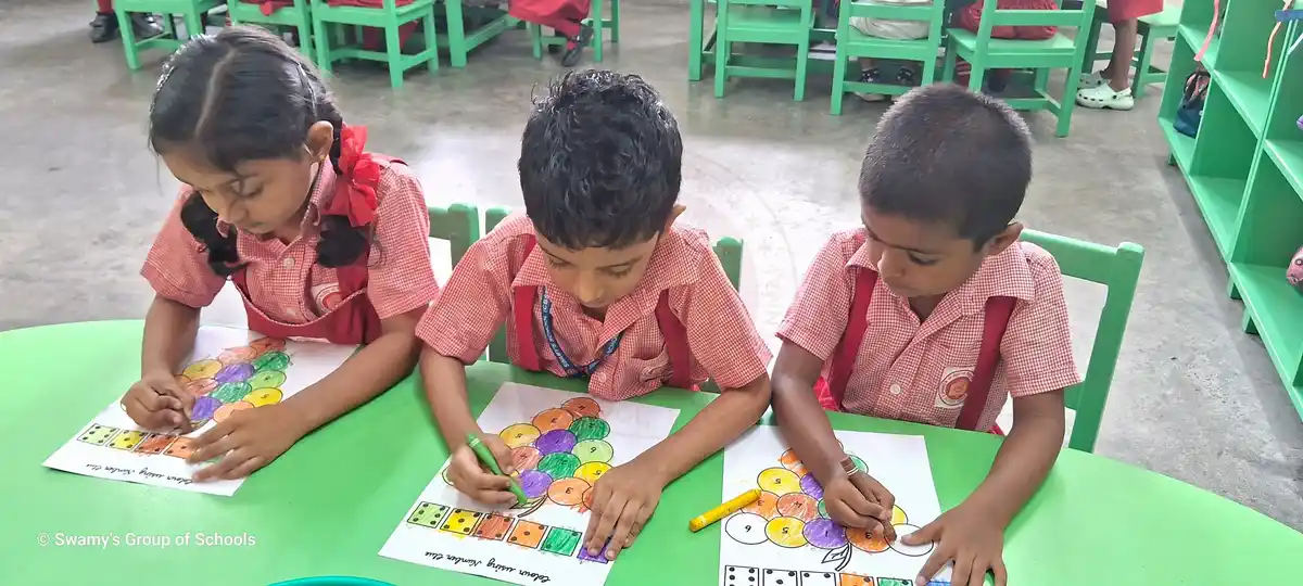 🌈🕵️‍♂️ Colour Detectives Day at Swamy's Brindaven! 🎨✨